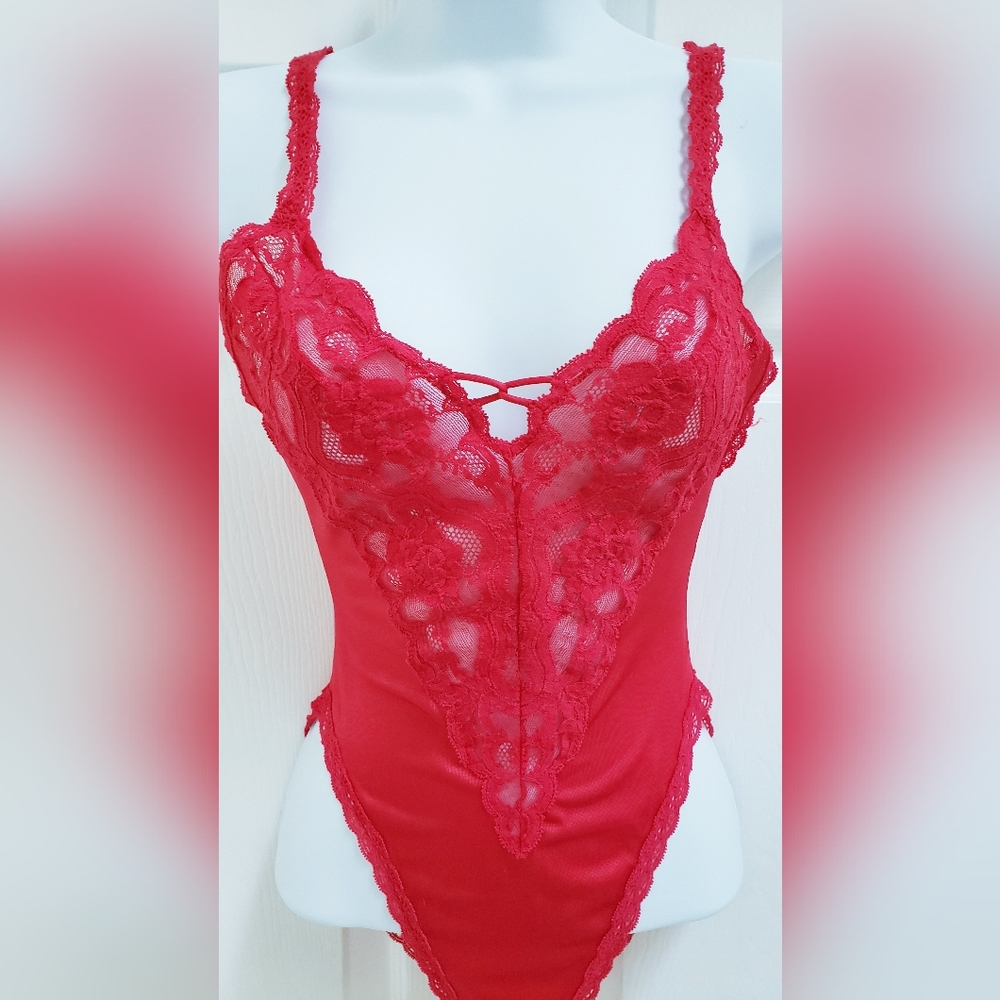 Vintage 80's Camisole Body Suit - Picture 2 of 4